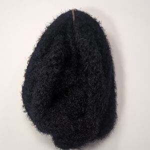 Molly Bracken | Super Soft Black Knitted Tube Infinity Scarf
